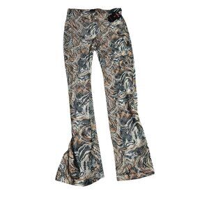 Cacia Brand Women's XL Print Net Beach Cover-Up Pants NWT Resort Summer‎ Swim